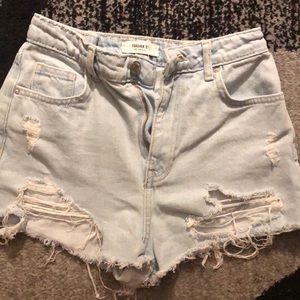Forever 21 distressed  shorts